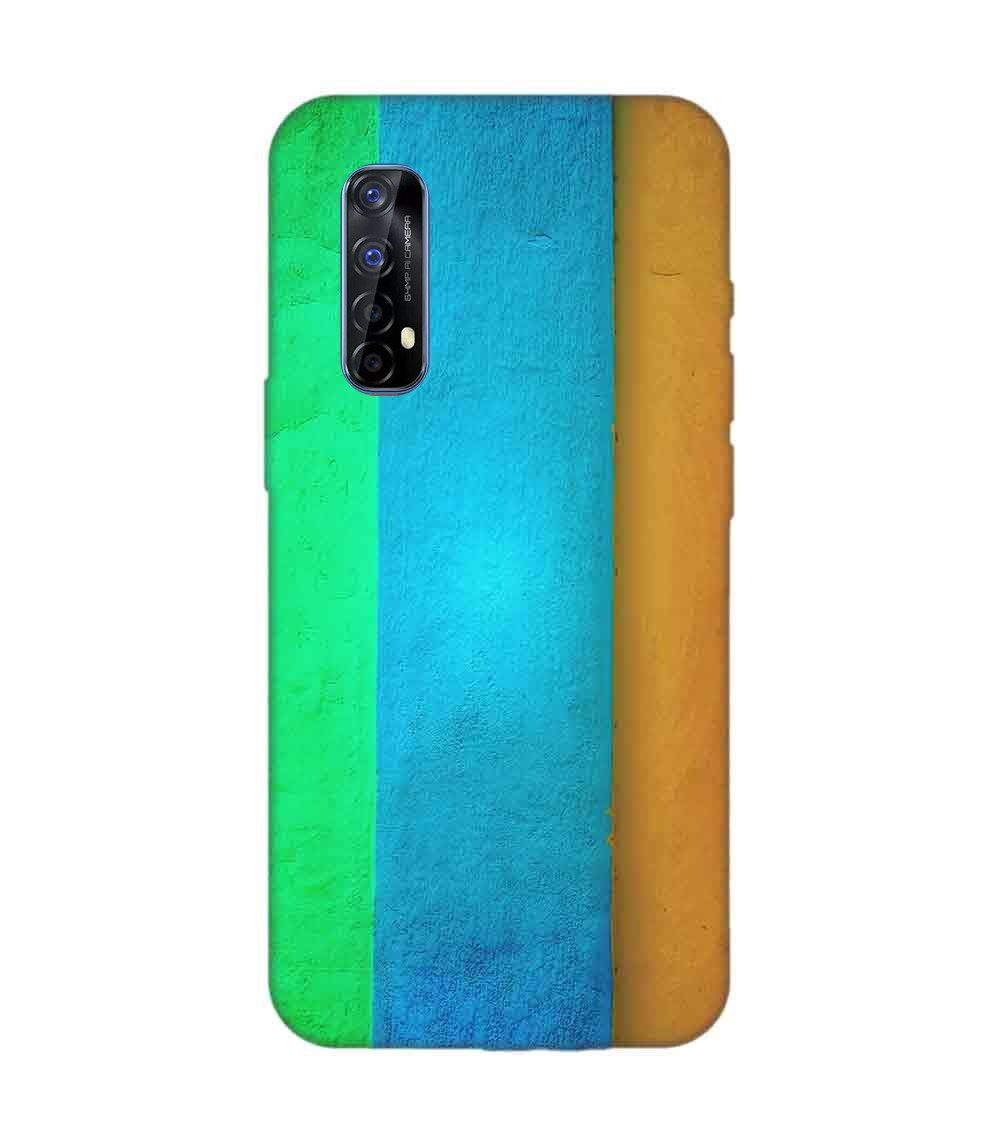 Realme 7 Full Frame Shot Green Wall Custom Printed Back Cover Design