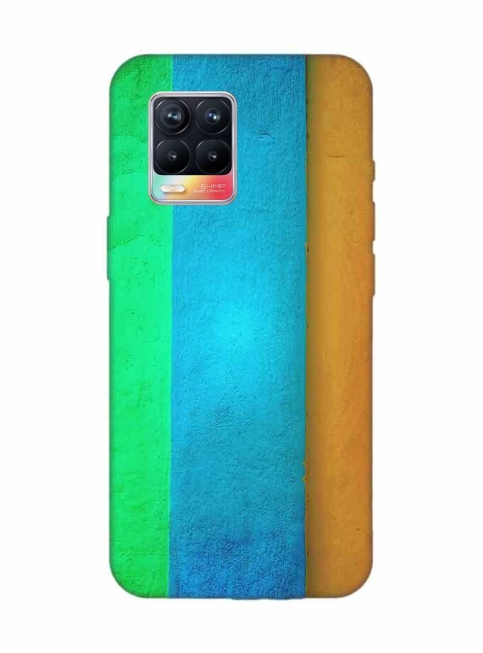 Realme 8 (4G) Full Frame Shot Green Wall Custom Printed Back Cover Design