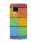 Realme 8 (4G) Full Frame Shot Multi Colored Wall (1) Custom Printed Back Cover Design