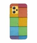 Realme 9 (4G) Full Frame Shot Multi Colored Wall (1) Custom Printed Back Cover Design
