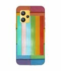 Realme 9 (4G) Full Frame Shot Multi Colored Wall Custom Printed Back Cover Design