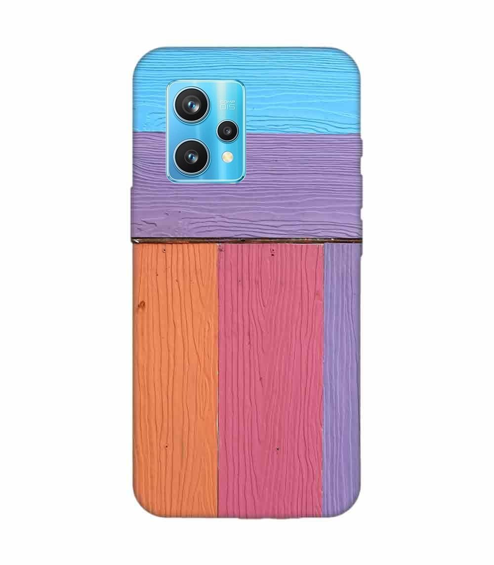 Realme 9 Pro Plus (5G) Full Frame Shot Multi Colored Wall By Swimming Pool Custom Printed Back Cover Design