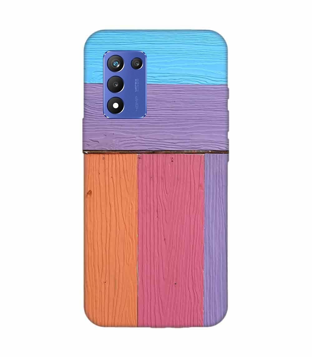 Realme 9 Se (5G) Full Frame Shot Multi Colored Wall By Swimming Pool Custom Printed Back Cover Design