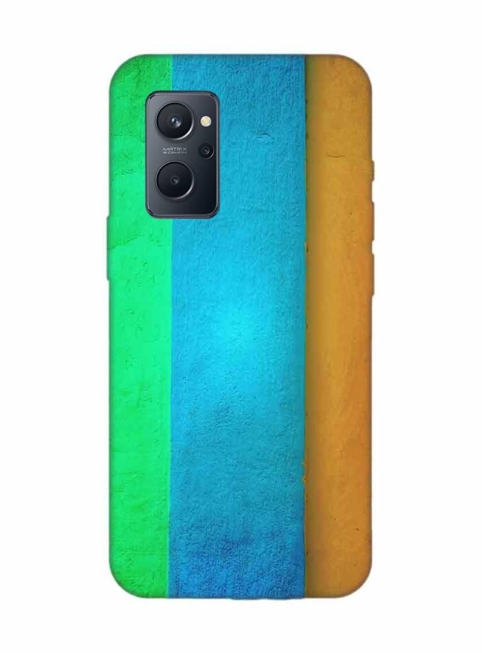 Realme 9I (4G) Full Frame Shot Green Wall Custom Printed Back Cover Design