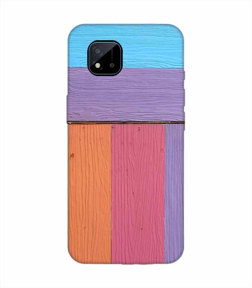 Realme C11 (2021) Full Frame Shot Multi Colored Wall By Swimming Pool Custom Printed Back Cover Design