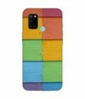 Realme C17 Full Frame Shot Multi Colored Wall (1) Custom Printed Back Cover Design