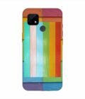 Realme C21 Full Frame Shot Multi Colored Wall Custom Printed Back Cover Design