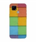 Realme C25 Full Frame Shot Multi Colored Wall (1) Custom Printed Back Cover Design