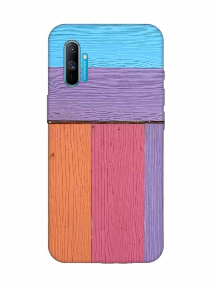 Realme C3 Full Frame Shot Multi Colored Wall By Swimming Pool Custom Printed Back Cover Design