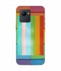 Realme C30 Full Frame Shot Multi Colored Wall Custom Printed Back Cover Design