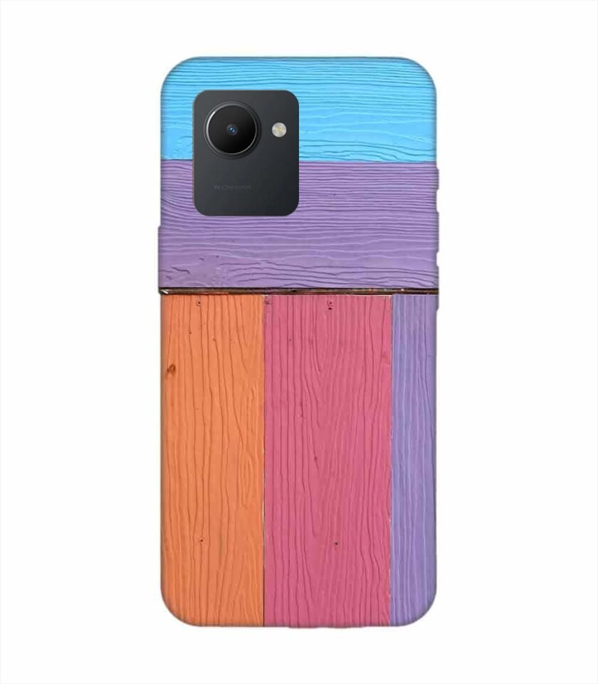Realme C30 Full Frame Shot Multi Colored Wall By Swimming Pool Custom Printed Back Cover Design