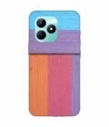 Realme C51 Full Frame Shot Multi Colored Wall By Swimming Pool Custom Printed Back Cover Design