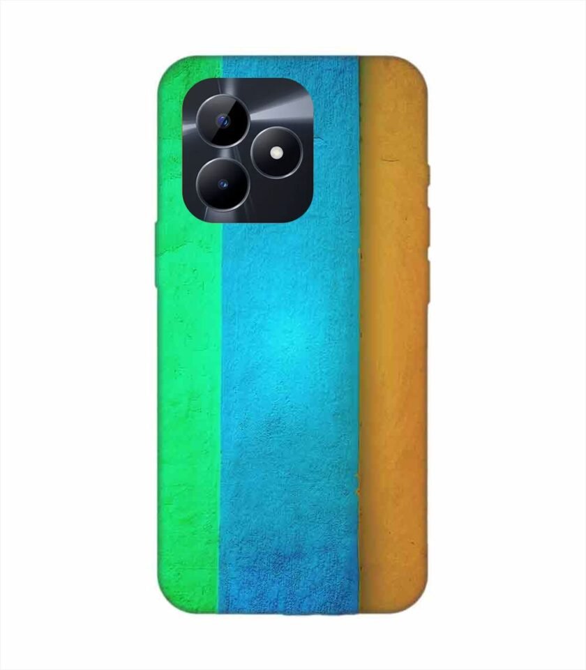Realme C53 Full Frame Shot Green Wall Custom Printed Back Cover Design