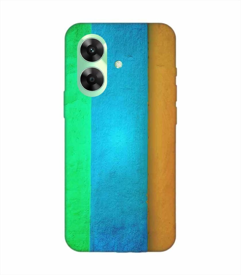 Realme C61 Full Frame Shot Green Wall Custom Printed Back Cover Design