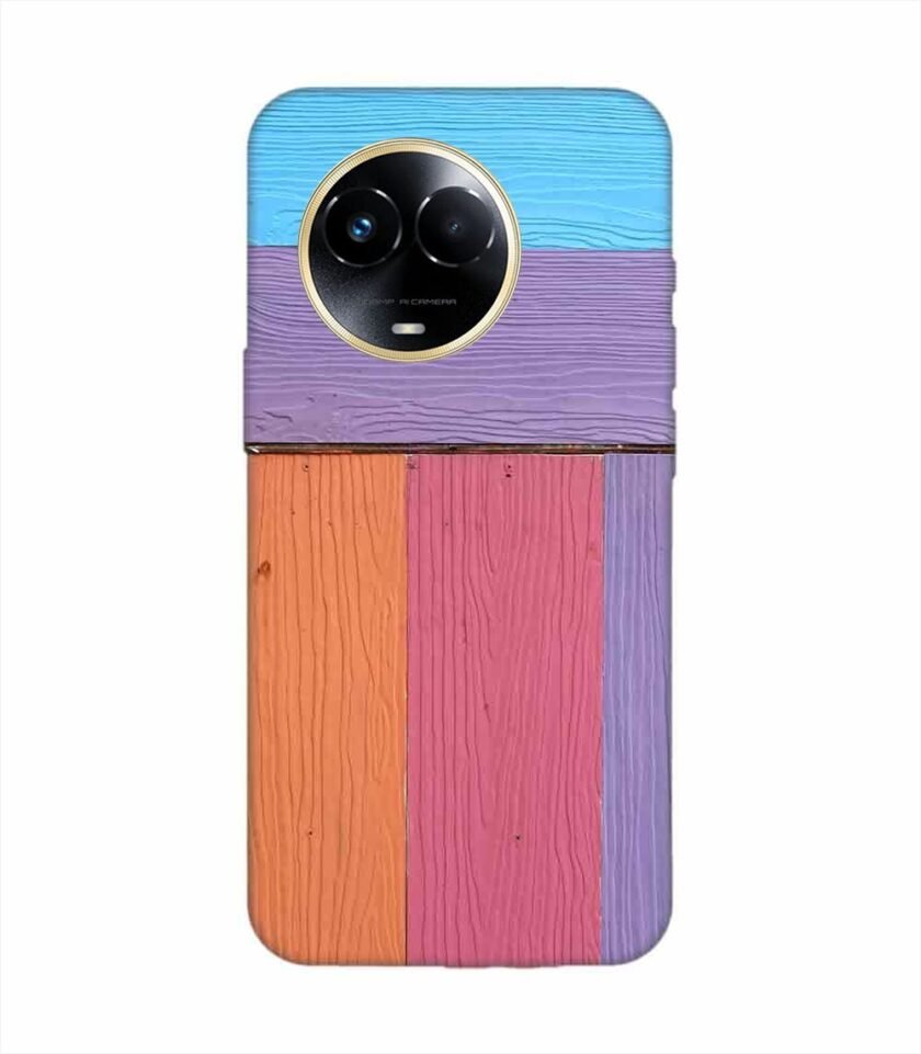 Realme C67 (5G) Full Frame Shot Multi Colored Wall By Swimming Pool Custom Printed Back Cover Design