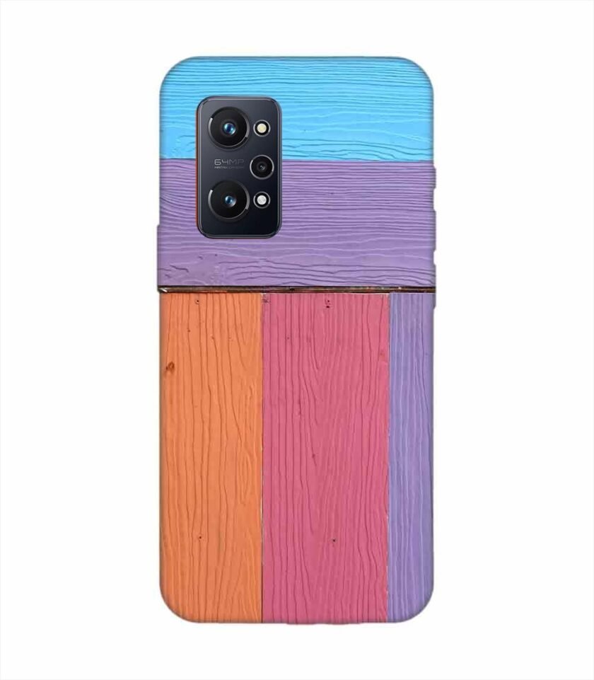 Realme Gt Neo 3T Full Frame Shot Multi Colored Wall By Swimming Pool Custom Printed Back Cover Design