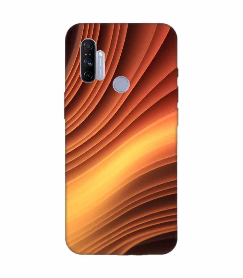 Realme Narzo 10A Full Frame Shot Pattern Custom Printed Back Cover Design