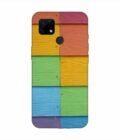 Realme Narzo 20 Full Frame Shot Multi Colored Wall (1) Custom Printed Back Cover Design