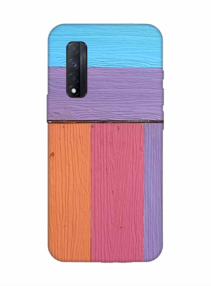 Realme Narzo 30 (4G) Full Frame Shot Multi Colored Wall By Swimming Pool Custom Printed Back Cover Design