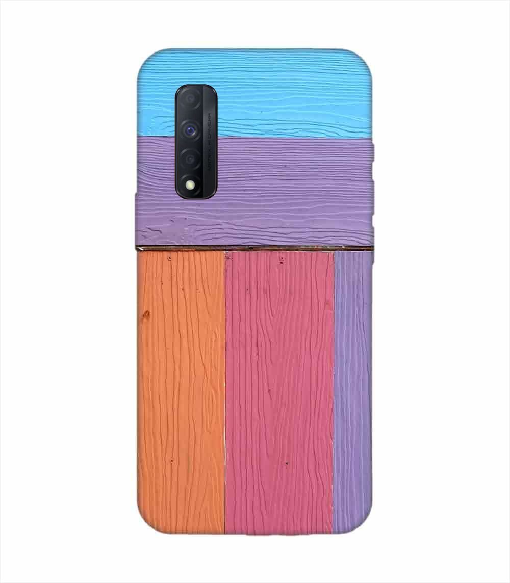 Realme Narzo 30 (4G) Full Frame Shot Multi Colored Wall By Swimming Pool Custom Printed Back Cover Design