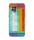 Realme Narzo 50 (4G) Full Frame Shot Multi Colored Wall Custom Printed Back Cover Design