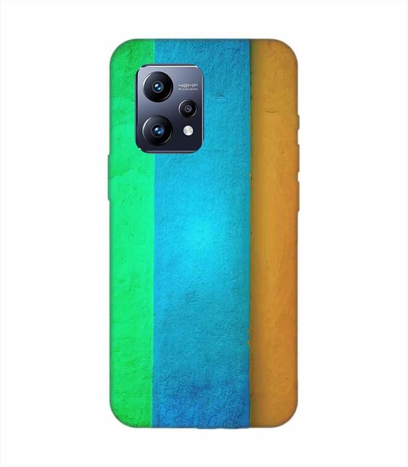 Realme Narzo 50 Pro Full Frame Shot Green Wall Custom Printed Back Cover Design