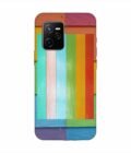 Realme Narzo 50A Prime Full Frame Shot Multi Colored Wall Custom Printed Back Cover Design