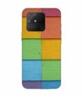 Realme Narzo 50A Full Frame Shot Multi Colored Wall (1) Custom Printed Back Cover Design