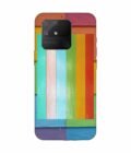 Realme Narzo 50A Full Frame Shot Multi Colored Wall Custom Printed Back Cover Design