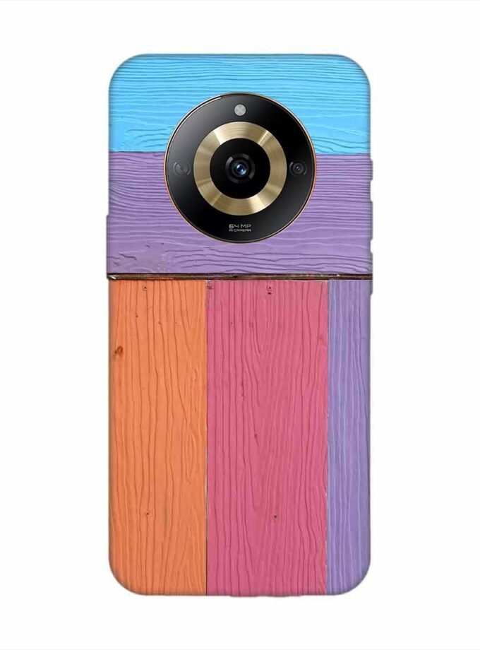 Realme Narzo 60 (5G) Full Frame Shot Multi Colored Wall By Swimming Pool Custom Printed Back Cover Design