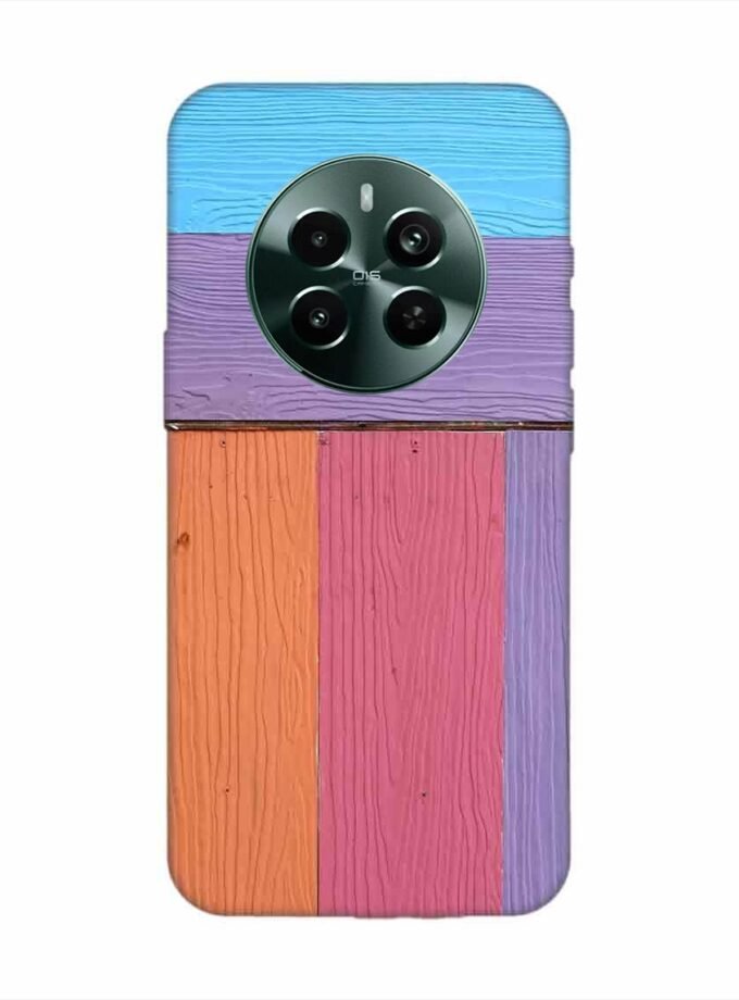 Realme Narzo 70 Pro (5G) Full Frame Shot Multi Colored Wall By Swimming Pool Custom Printed Back Cover Design