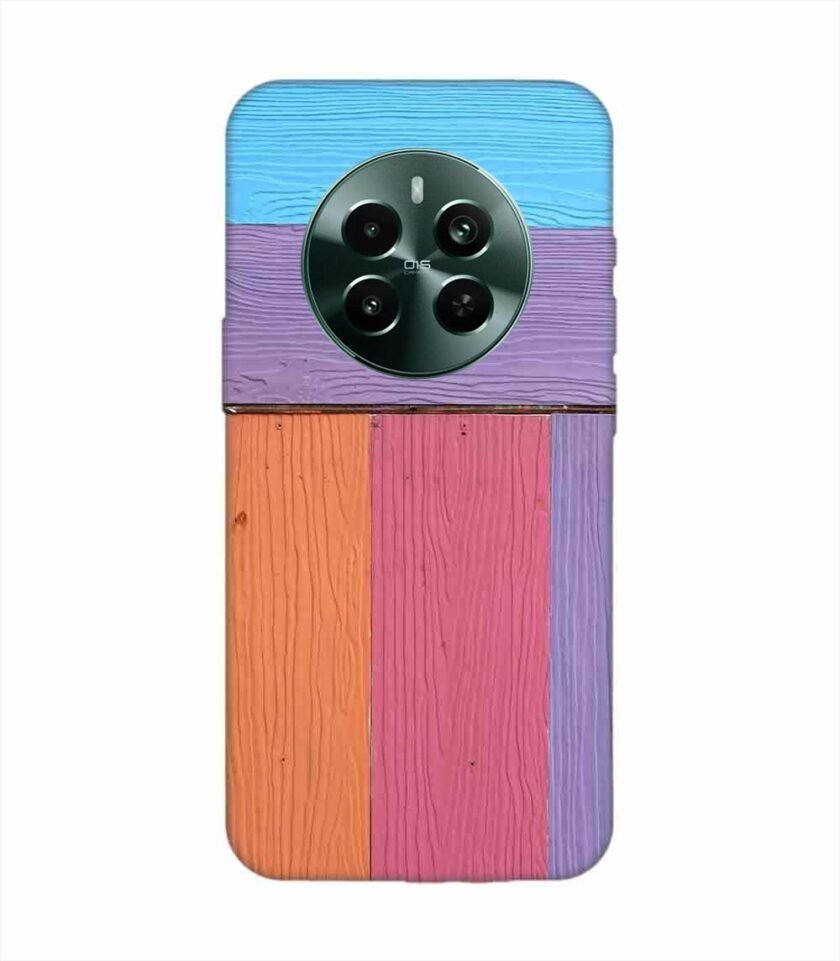 Realme Narzo 70 Pro (5G) Full Frame Shot Multi Colored Wall By Swimming Pool Custom Printed Back Cover Design