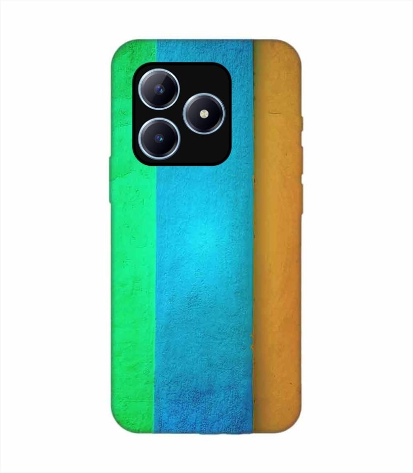 Realme Narzo N63 Full Frame Shot Green Wall Custom Printed Back Cover Design