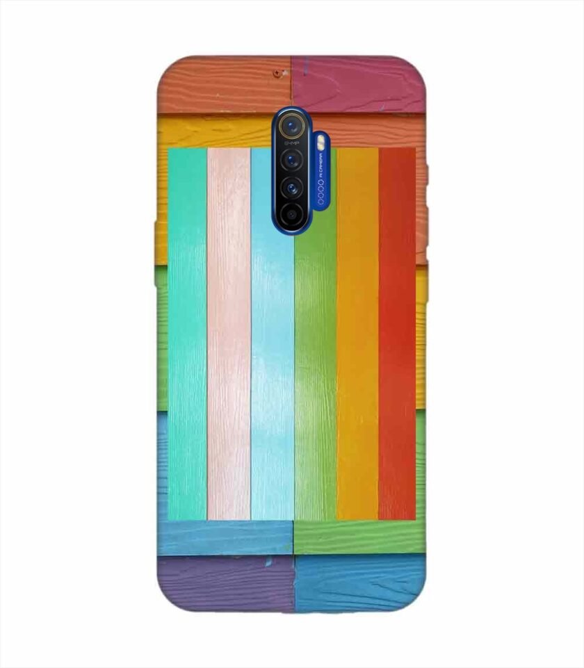 Realme X2 Pro Full Frame Shot Multi Colored Wall Custom Printed Back Cover Design