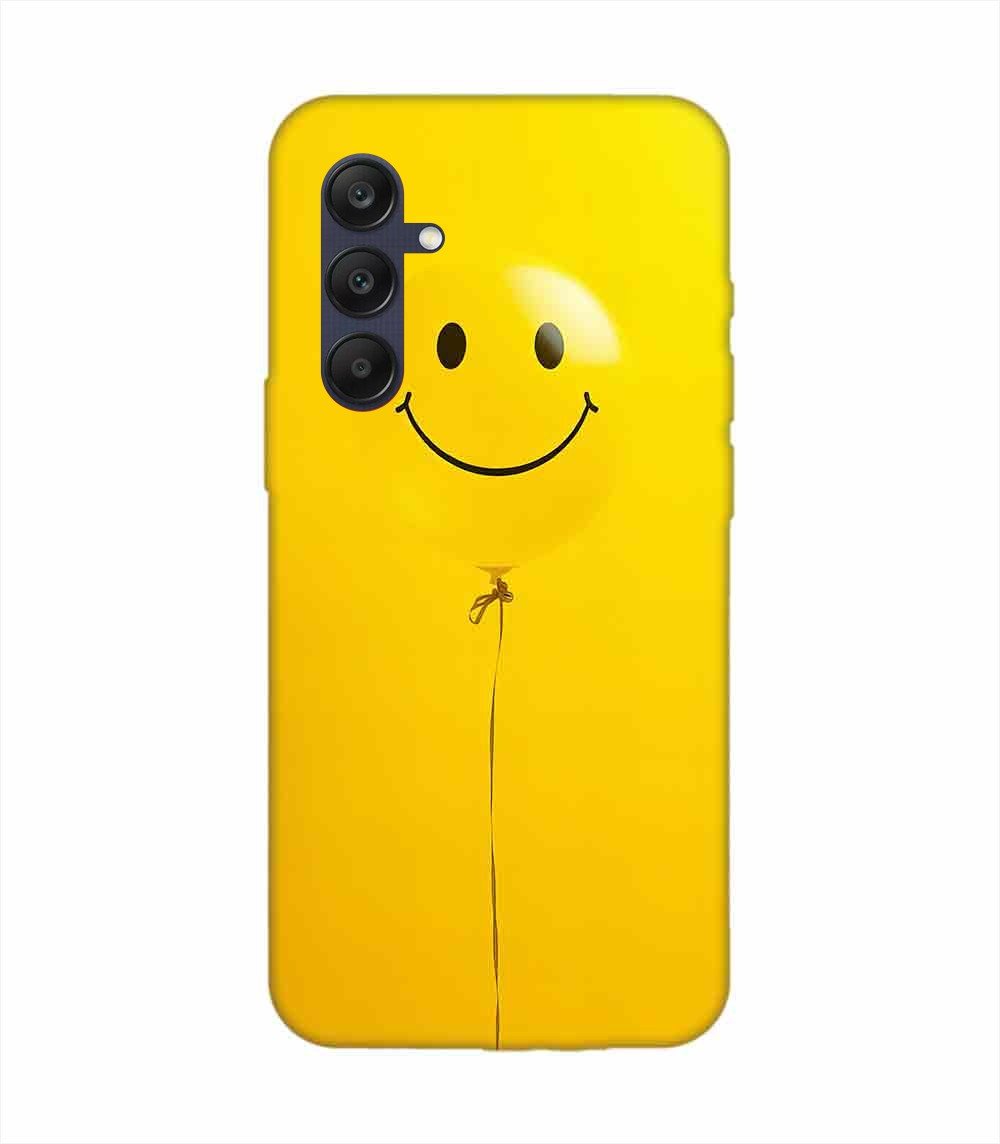 Samsung Galaxy A05S Happy Yellow Balloon Custom Printed Back Cover Design