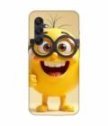 Samsung Galaxy A05S Happy Yellow Smiley Face Wearing Glasses Giving Thumbs Up Custom Printed Back Cover Design
