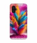 Samsung Galaxy A06 Happy Holi Color Splash Explosion Colored Powder Background Ai Generated Custom Printed Back Cover Design