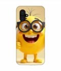 Samsung Galaxy A06 Happy Yellow Smiley Face Wearing Glasses Giving Thumbs Up Custom Printed Back Cover Design