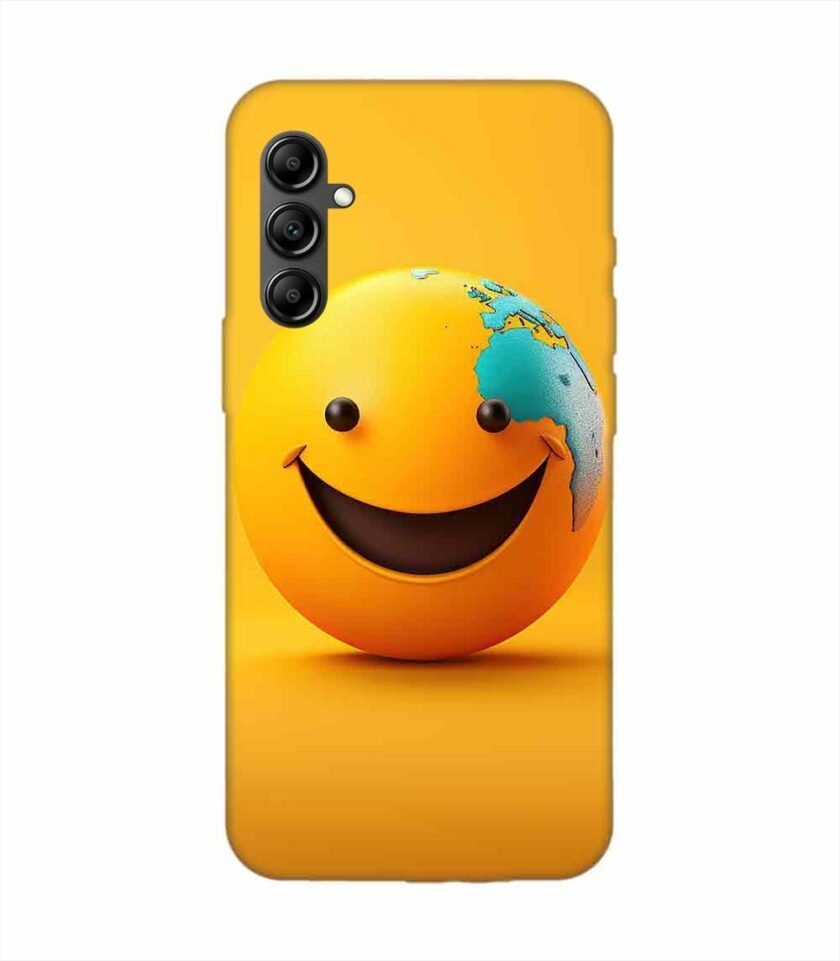 Samsung Galaxy A14 (5G) Happy Smiley Face Emoji Custom Printed Back Cover Design