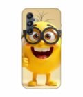 Samsung Galaxy A16 (5G) Happy Yellow Smiley Face Wearing Glasses Giving Thumbs Up Custom Printed Back Cover Design