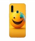 Samsung Galaxy A20S Happy Smiley Face Emoji Custom Printed Back Cover Design