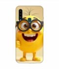 Samsung Galaxy A20S Happy Yellow Smiley Face Wearing Glasses Giving Thumbs Up Custom Printed Back Cover Design