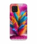 Samsung Galaxy A22 (4G) Happy Holi Color Splash Explosion Colored Powder Background Ai Generated Custom Printed Back Cover Design
