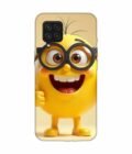 Samsung Galaxy A22 (4G) Happy Yellow Smiley Face Wearing Glasses Giving Thumbs Up Custom Printed Back Cover Design