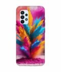 Samsung Galaxy A23 Happy Holi Color Splash Explosion Colored Powder Background Ai Generated Custom Printed Back Cover Design