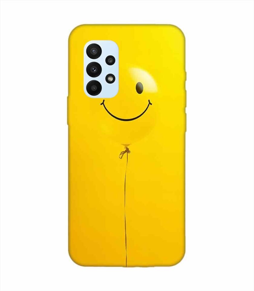 Samsung Galaxy A23 Happy Yellow Balloon Custom Printed Back Cover Design
