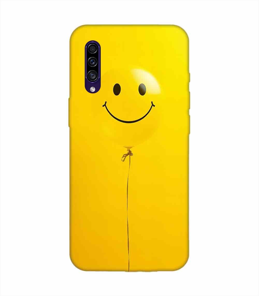 Samsung Galaxy A30S Happy Yellow Balloon Custom Printed Back Cover Design