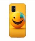 Samsung Galaxy A51 Happy Smiley Face Emoji Custom Printed Back Cover Design