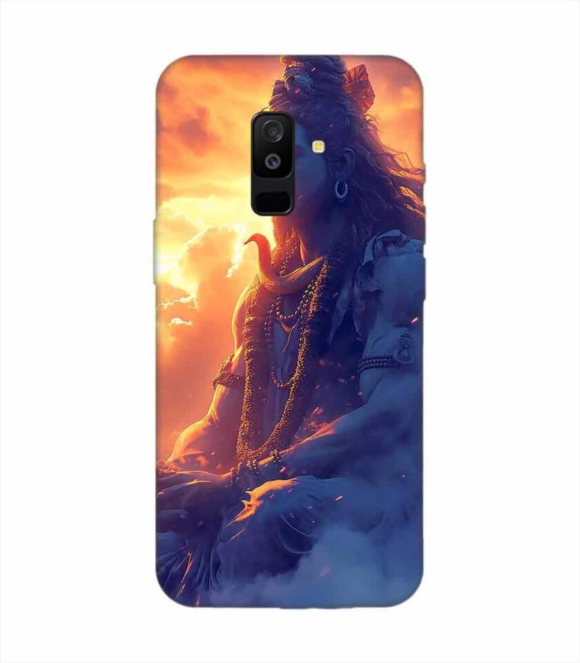 Samsung Galaxy A6 Plus Happy Maha Shivaratri Wallpaper Custom Printed Back Cover Design