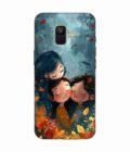 Samsung Galaxy A6 Happy Friendship Day Text With Suitable Image Friendship Celebration Custom Printed Back Cover Design